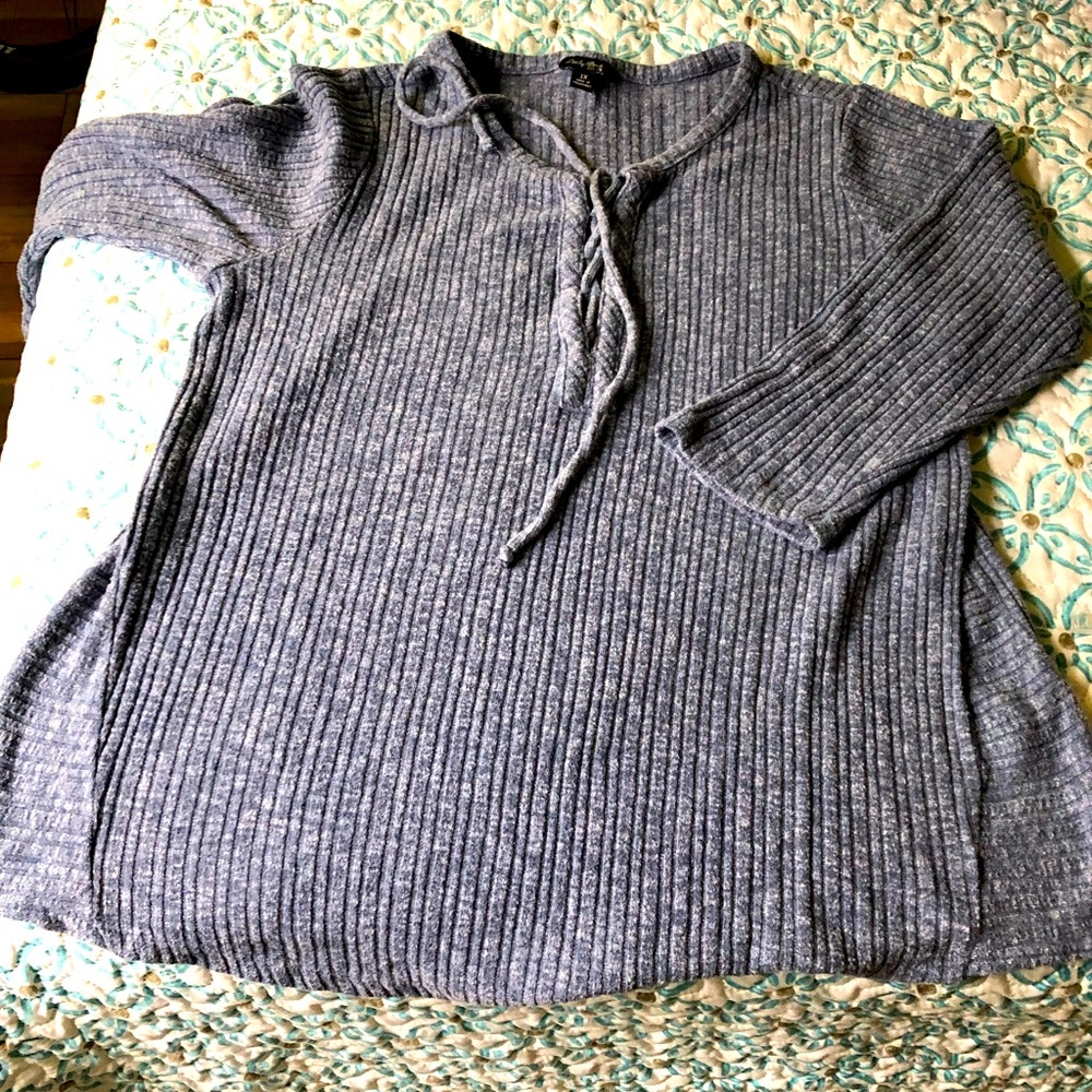 Dusty blue Lucky brand tunic